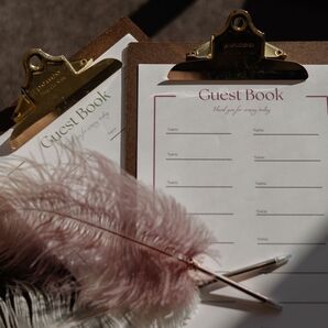 結婚式 羽ペン