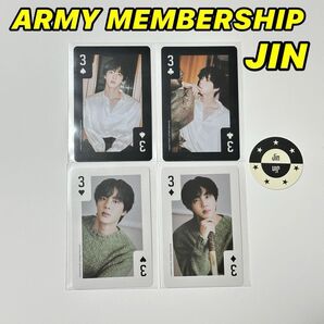 bts army membership kit フォトカード ジン JIN