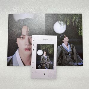 BTS ダルマジュン ポストカード Fabric Diary ジン JIN