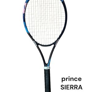 【美品】Prince SIERRA O3 NVY プリンス硬式ラケット テニスラケット ブラック プリンス Prince