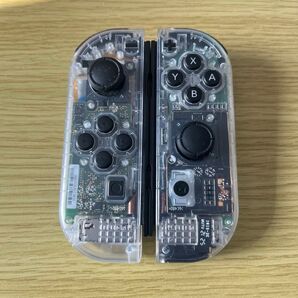 【一部難あり】Nintendo Switch ジョイコン クリア 動作確認済み カスタム品