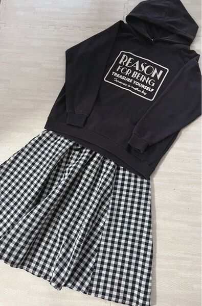 コーデセット コーデ売り 春コーデ レディース カジュアル パーカー スカート