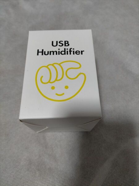 【新品未使用】チョコザップ 卓上 USB加湿器 淡い黄色 ChocoZap スターターキット