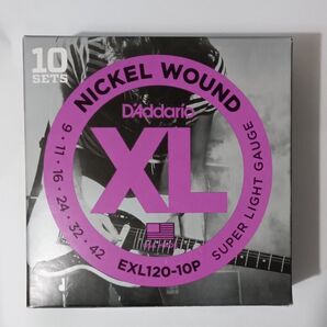 10セットパック エレキギター弦 ダダリオ D Addario EXL120-10P 009-042