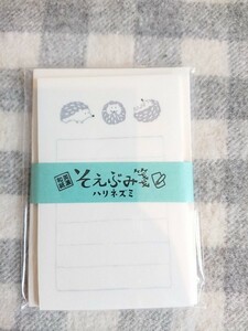  новый товар & быстрое решение * Mino японская бумага .....[ еж ]* Mini письмо комплект взрослый канцелярские принадлежности 