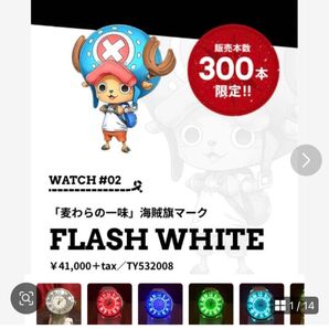 Tendence × ONE PIECE コラボウォッチ テンデンス☆FLASH☆ レインボー/300本限定品