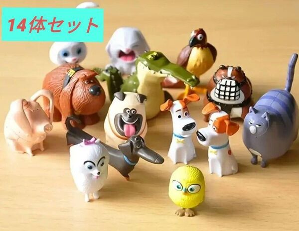 【フィギュア】アニマルキャラクター14体セット【動物】新品、未使用 マスコット