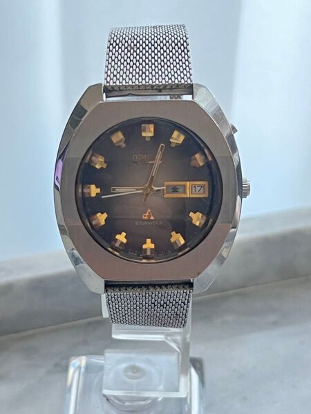 【自動巻き】ORIENT DAYDATE 27JEWELS 429-18271 オリエント AUTOMATIC vintage