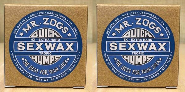 セックスワックスクイックハンプス*真夏用 6X ブルーラベル2個 SEXWAX