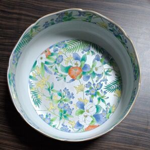彩草花盛鉢 大皿 19cm