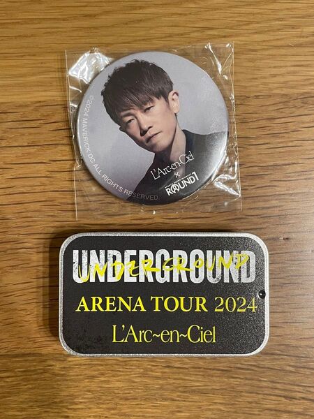 【ガチャグッズ】L'Arc〜en〜Ciel 缶バッジ・スライドケース