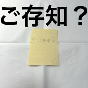 アメリカ共産党 ※メモ用紙に書いた私の美字とアドバイス