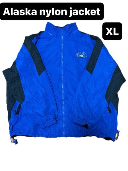 ALASKA ナイロンジャケット リバーシブル XL