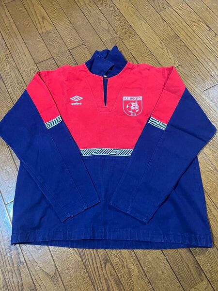 アンブロ ドリルトップ UMBRO CLASSIC DRILL TRAINING TOP RED&NAVY L