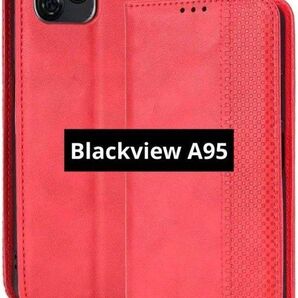 Blackview A95 手帳型ケース カバー フェイクレザー スマホケース