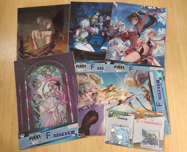 一番くじ 勝利の女神 ニケ クリアポスター ラバーコースター アクスタ