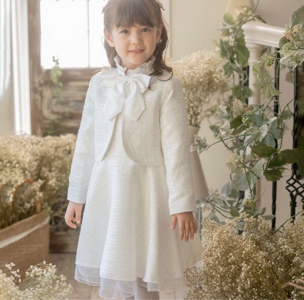 120cm 女の子入学式 スーツ フォーマル 卒園式 結婚式 発表会