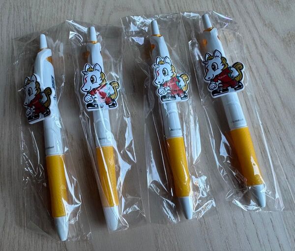 【新品・未開封】クボタスピアーズマスコット「スッピー」ボールペン4本セット