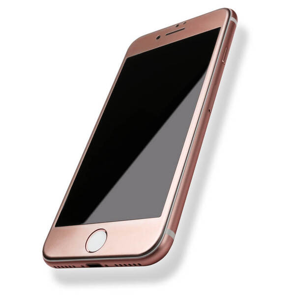 送料無料【未使用品】iPhone8 iPhone7 iPhoneSE3 iPhoneSE2(4.7インチ)■強化ガラスフィルム 全画面保護 ピンクゴールド