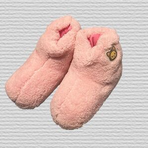 《rirakkuma》リラックマ のんびりネコ ふわふわルームシューズ スリッパ モコモコ ムートンスリッパ
