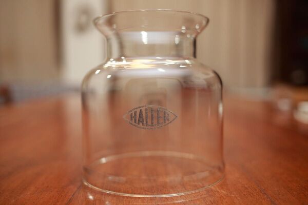 HALLER Saffire ハラー サファイア ガラス火屋 ブルーフレーム アラジン