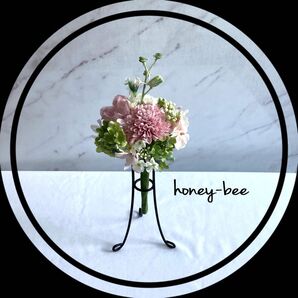 【くすみピンクマム】mini 仏花 (1束)造花アーティフィシャルフラワー 全長19.5㎝