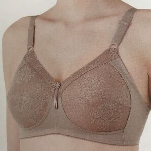ワケあり F75 未着用品 補正下着 ノンワイヤーブラ サンプル品 カネボウセモアダイエットソフトサポート フルカップ