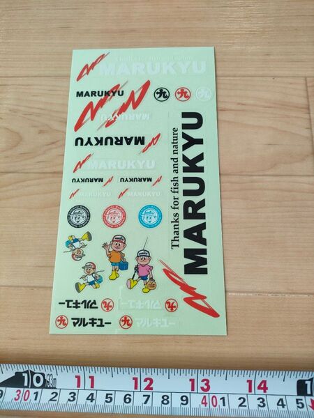 マルキユー 九ちゃん ステッカー ロゴステッカー 釣りフェス 非売品 限定品