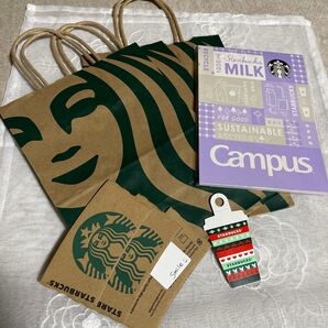 最終価格!スターバックス 紙袋5枚 オリジナルノート スリーブ まとめ売り STARBUCKS