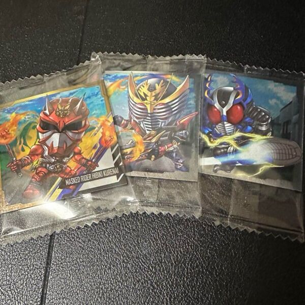 にふぉるめーしょん 仮面ライダーシリーズ シールウエハース3枚セット