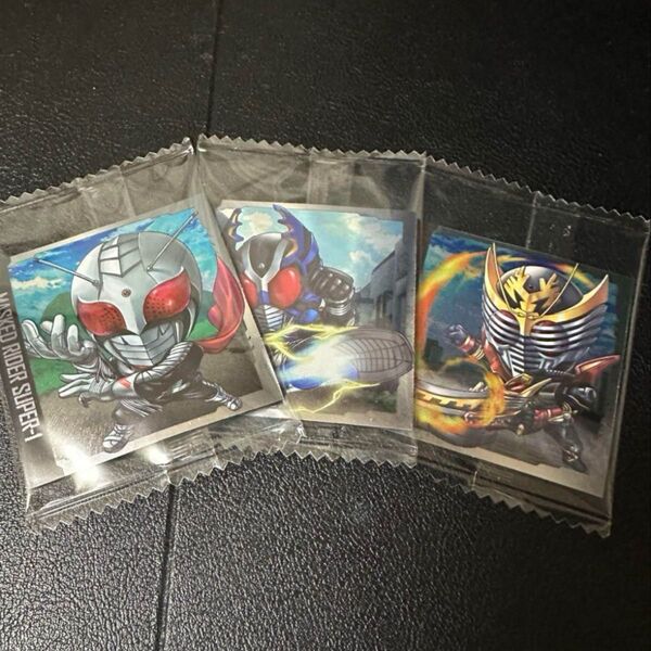 にふぉるめーしょん 仮面ライダーシリーズ シールウエハース 3枚セット