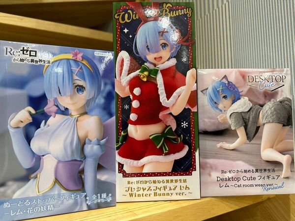 Reゼロから始める異世界生活 レムcat room wear ver. 花の妖精ver 、winter Bunny ver、文学