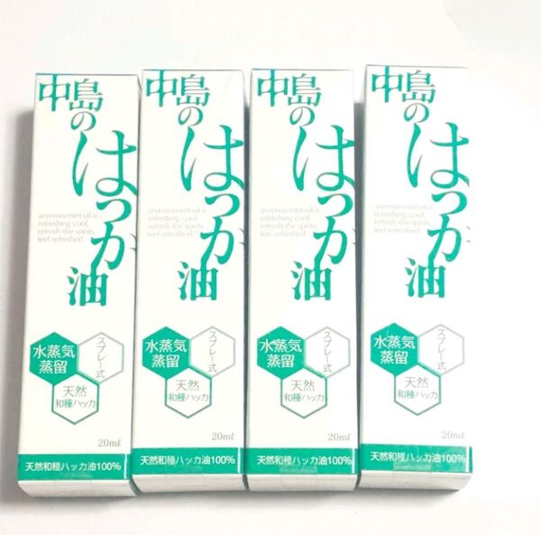 【新品】 中島のはっか油 スプレー式 20ml