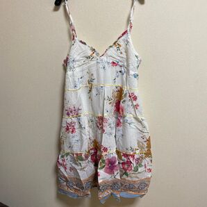 キャミソールワンピース花柄