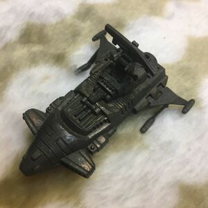 【宇宙戦艦型鉛筆削り】USED 探査船　Pencil sharpener 実用文具品　可動　欠損部品　ミニチュア　スペースシップ　懐古浪漫【20/01 A1】