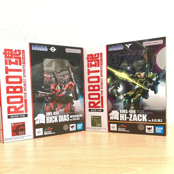 【新品未開封】ROBOT魂 <SIDE MS> リックディアス 赤 ハイザック ver.A.N.I.M.E. 2点セット