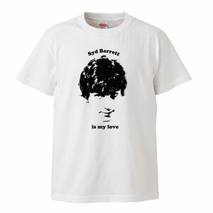 【XLサイズ 白Tシャツ】シド・バレット syd barrett PINK FLOYD ピンクフロイド　Tシャツ サイケデリック 60s LP CD レコード