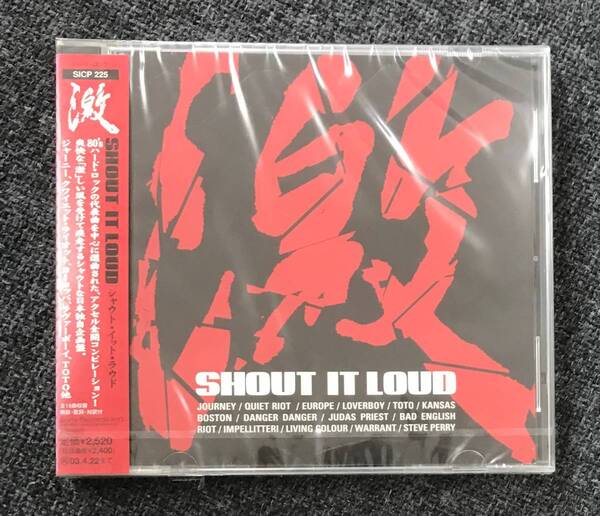 新品未開封CD☆ オムニバス.. 激 シャウト・イット・ラウド(2002/10/23)/SICP225.