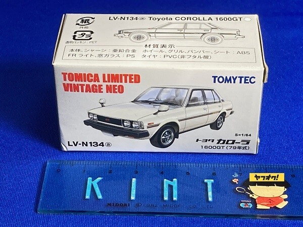 トミカリミテッドヴィンテージNEO LV-N134a カローラ1600GT(白