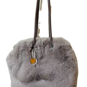 GLOBAL WORK グローバルワーク 2WAYファー巾着バッグ バッグ ショルダーバッグ ハンドバッグ