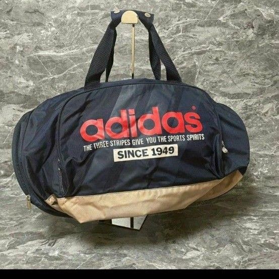 【adidas】アディダス スポーツバッグ ボストンバッグ 大容量 ネイビー