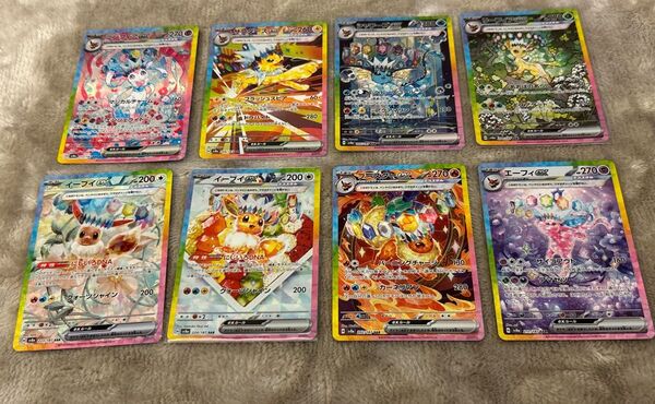ポケモンカード テラスタルフェス ex ブイズ 8枚セット ゴッドパック 美品 ニンフィア イーブイ エーフィ リーフィア 等