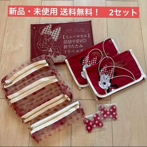 ミニー トラベルポーチ 2セット ポーチ チャーム ミニポーチ ディズニー 付録 ゼクシィ マルチポーチ ミッキー Disney