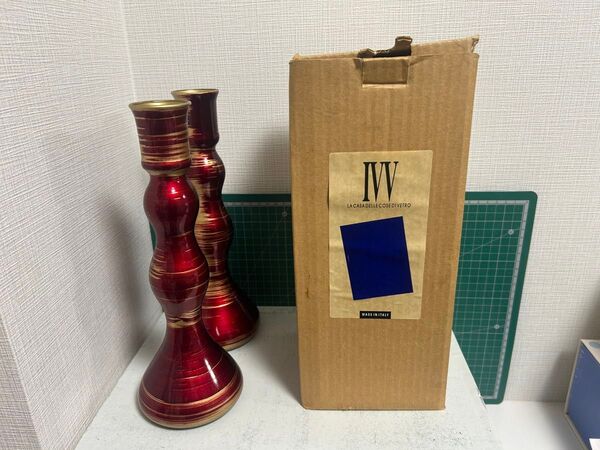 インテリア キャンドルスタンド2本セット
