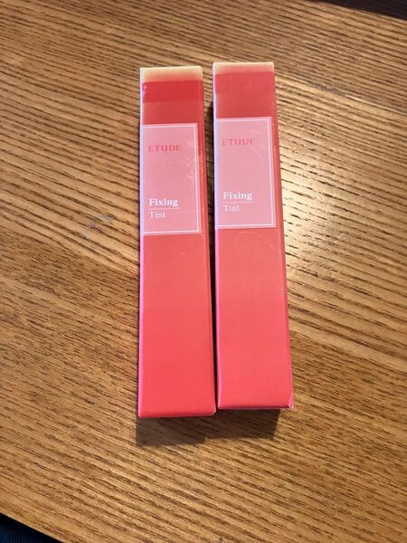 ETUDE エチュード公式 フィクシングティント ヴィンテージレッド 口紅 4g 1 本 2個セット