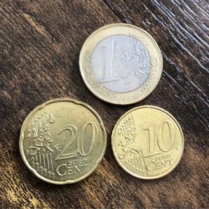 1EURO 20CENT 10CENT コイン