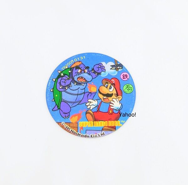 当時物 スーパーマリオ めんこ Nintendo mario 任天堂 メンコ 面子 menko クッパ Bowser
