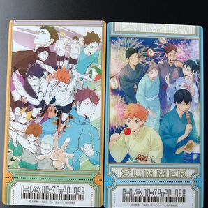 【ハイキュー】ハイキュー!! ビジュアルクリアチケット 2枚セット