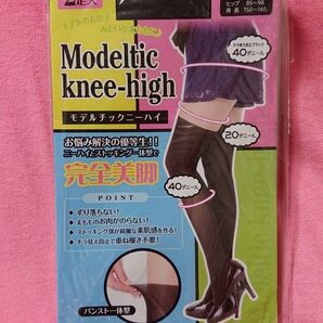 モデルチック ニーハイ ストッキング 1足