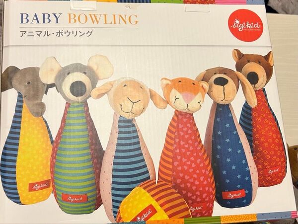 sigikid BABY BOWLING 動物ボウリングセット&イルカのガラガラ